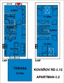 Apartmán na břehu Lipna, Kovářov, Apartmán č.2-dům č.12